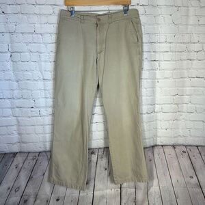 Patagonia Mens Worn Wear Duck Pants Organic‎ Cotton size 34 Chino Khaki 56825